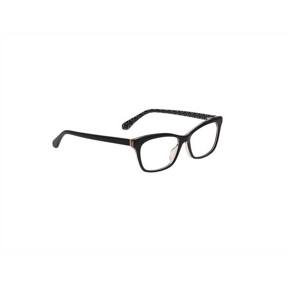 NEW KATE SPADE women\'s cardea rectangle eyeglasses in black